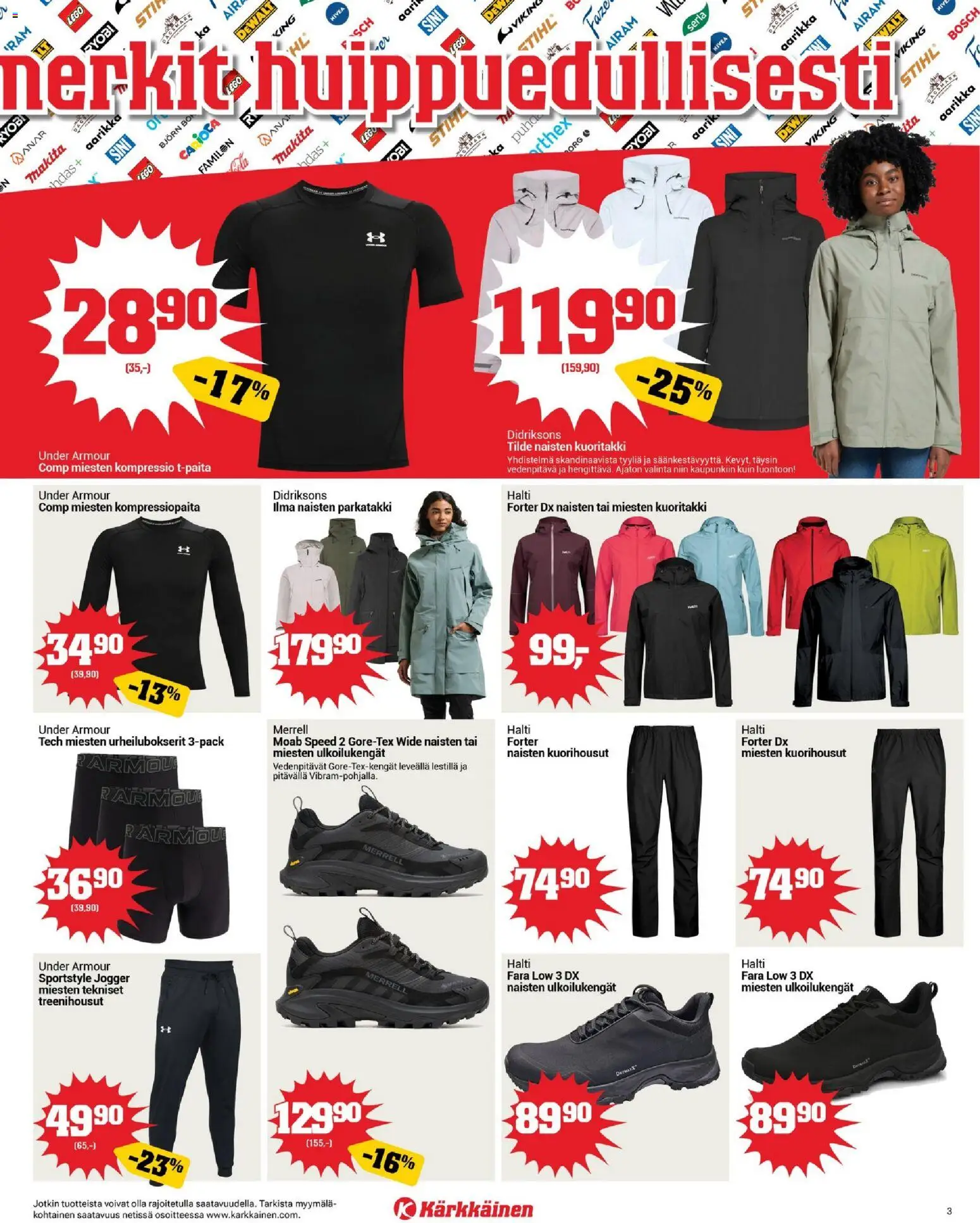 Kärkkäinen tarjoukset – voimassa 04.01.2026 alkaen | Sivu: 3 | Tuotteet: Kuoritakki