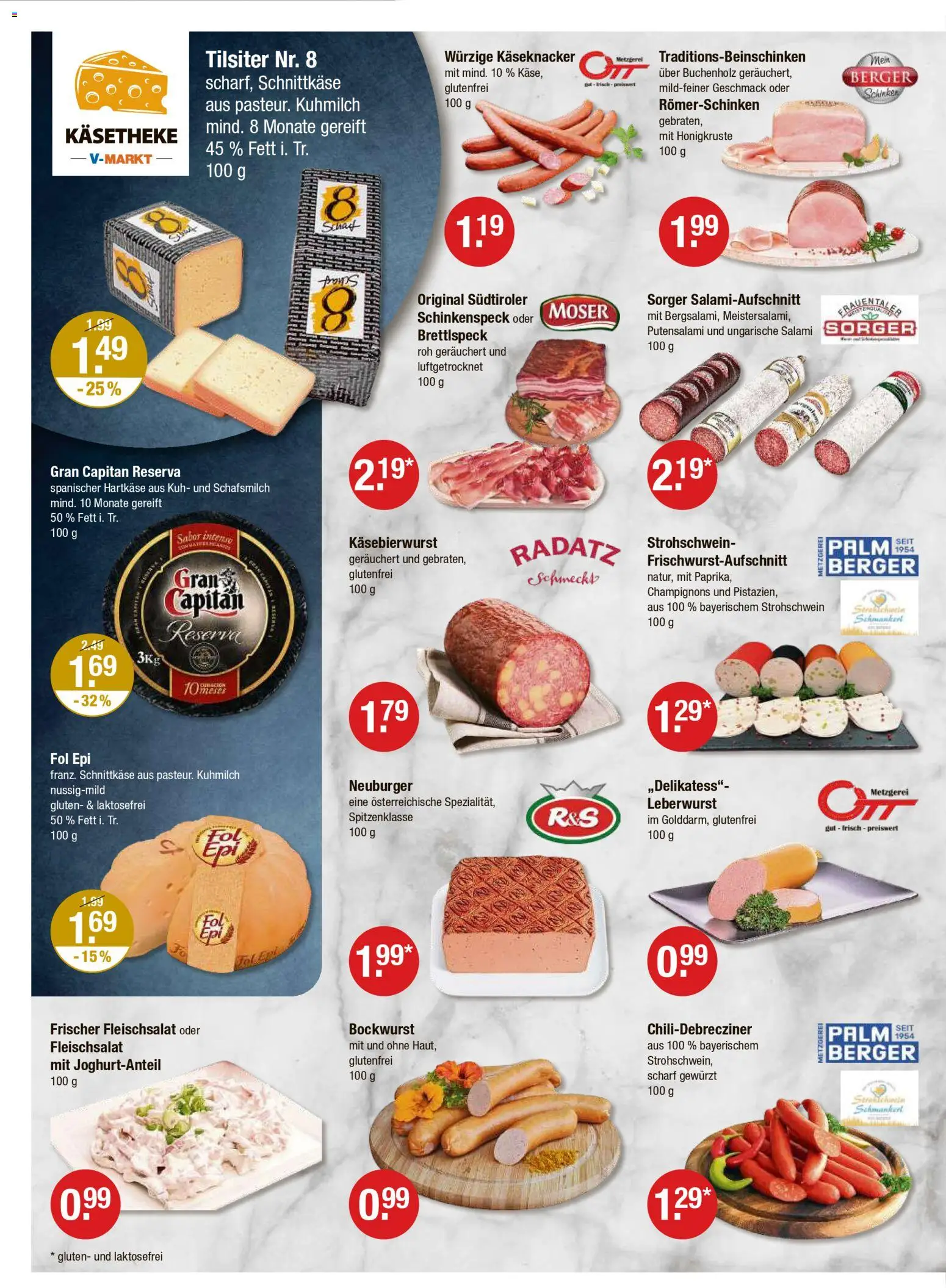 V-Markt - Black Friday – gültig ab 13.11.2025 | Seite: 6 | Produkte: Bockwurst, Champignons, Salami