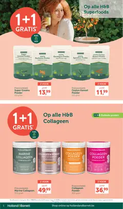 Holland & Barrett Folder / Publicité - Voorbeeld van een folder van Holland & Barrett, geldig van 23.03.2026 | Pagina: 5 | Producten: La, Kaneel, Vitamine C, Poeder