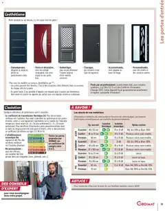 Gedimat - Prévisualisation de Gedimat catalogue valide à partir de 01.04.2026 | Page: 25 | Produits: Porte, Portes, Cadre