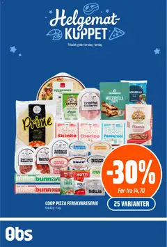 Forhåndsvisning av Coop Obs - Helgemat Kuppet gyldig fra 11.12.2025