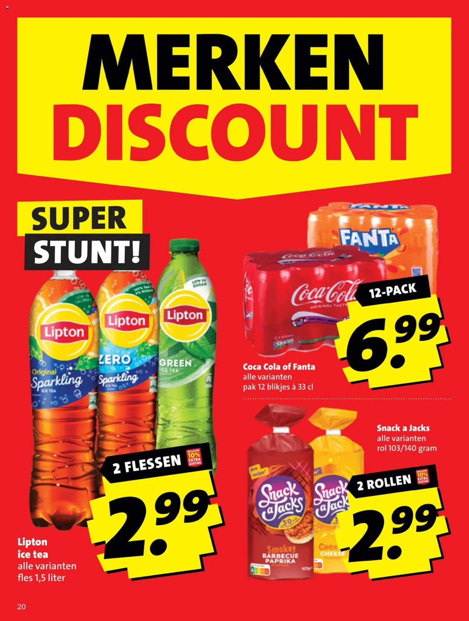 {H1} | Pagina: 20 | Producten: Fles, Coca Cola, Fanta, Kész piskótalap