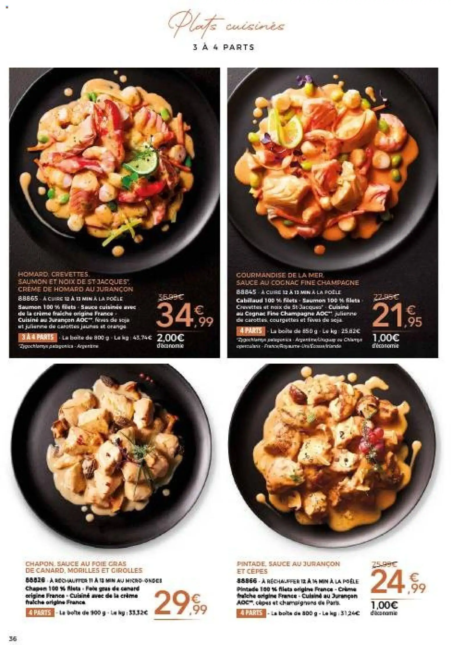 {H1} | Page: 36 | Produits: Chapon, Champagne, Cognac, Saumon