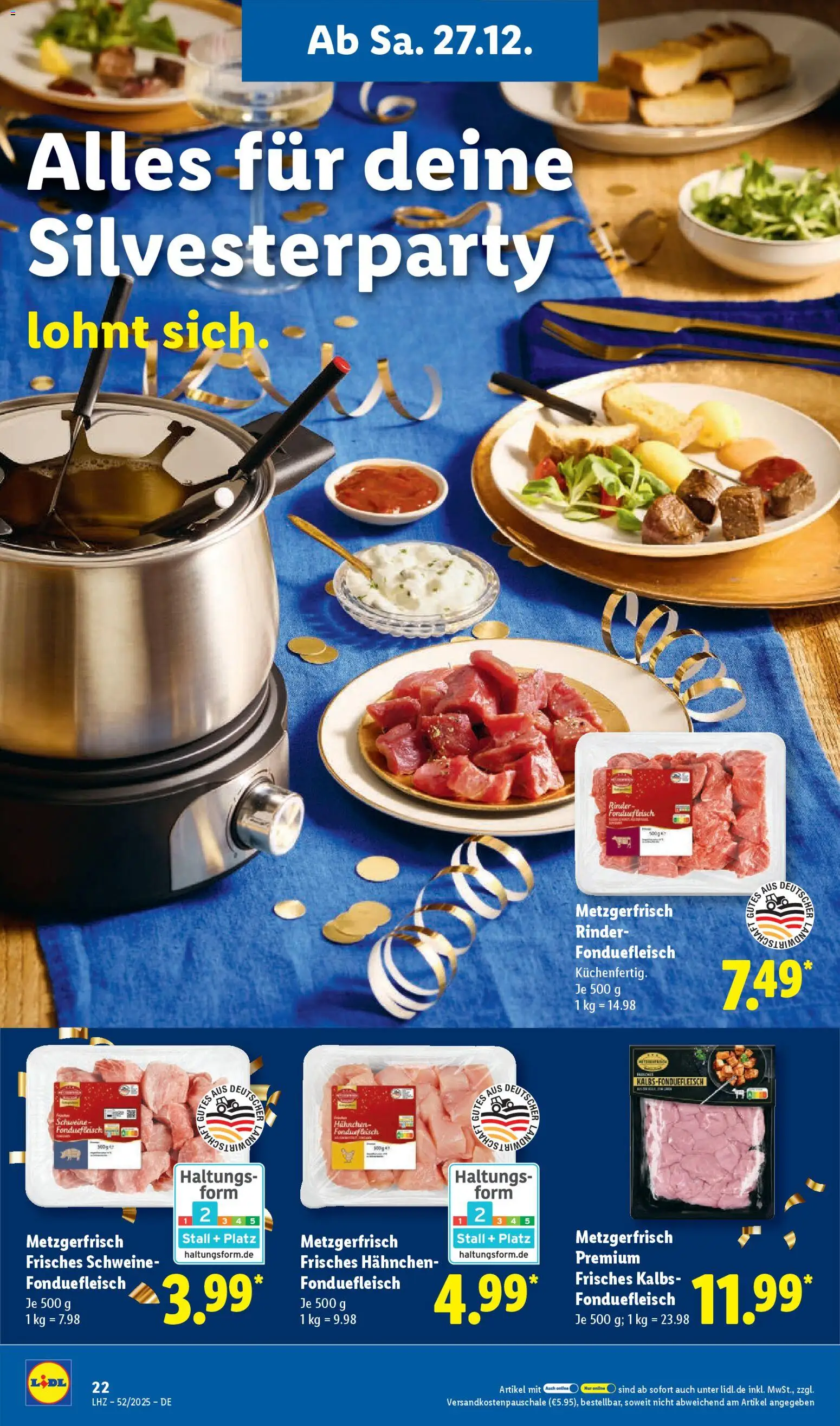Lidl Prospekt Steinheim am Albuch – gültig ab 22.12.2025 | Seite: 40 | Produkte: Hahnchen, Fleisch