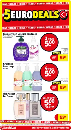 Palmolive en Unicura handzeep, M.u.v. tabletzeep en grootformaten. - Voorbeeld van een folder van Kruidvat, geldig van 30.12.2025 | Pagina: 37