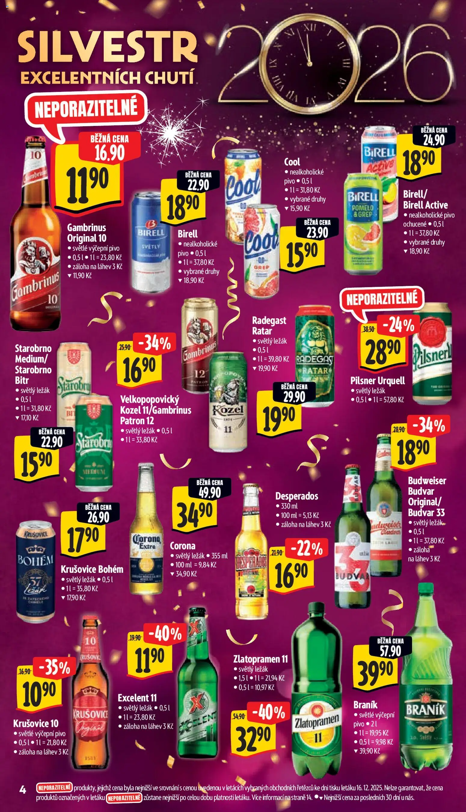 Albert leták - Supermarket od 27.12.2025 | Strana: 9 | Produkty: Pomelo, Desperados, Nealkoholické pivo, Láhev
