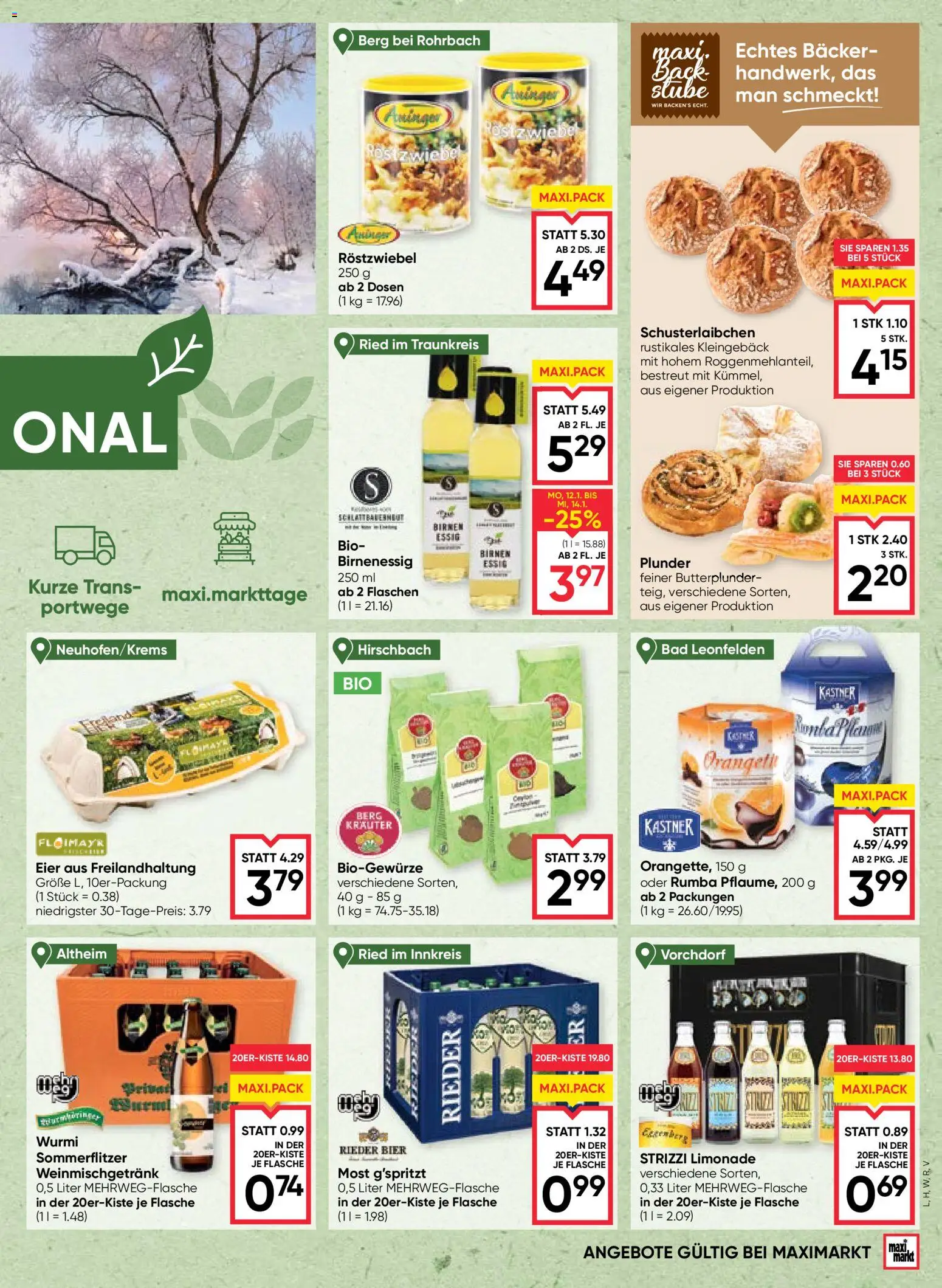 Maximarkt Flugblatt gültig ab 08.01.2026 | Seite: 5 | Produkte: Bad, Eier, Bier