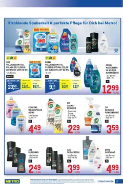 Metro angebote Starke Marken ab 16.04.2026 gültig | Seite: 17 | Produkte: Creme, Weichspüler
