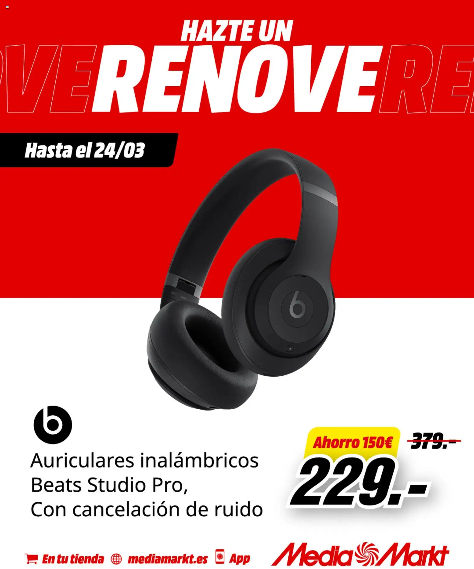 Media Markt folleto │ válido desde el 16.03.2026 | Página: 1 | Productos: Auriculares