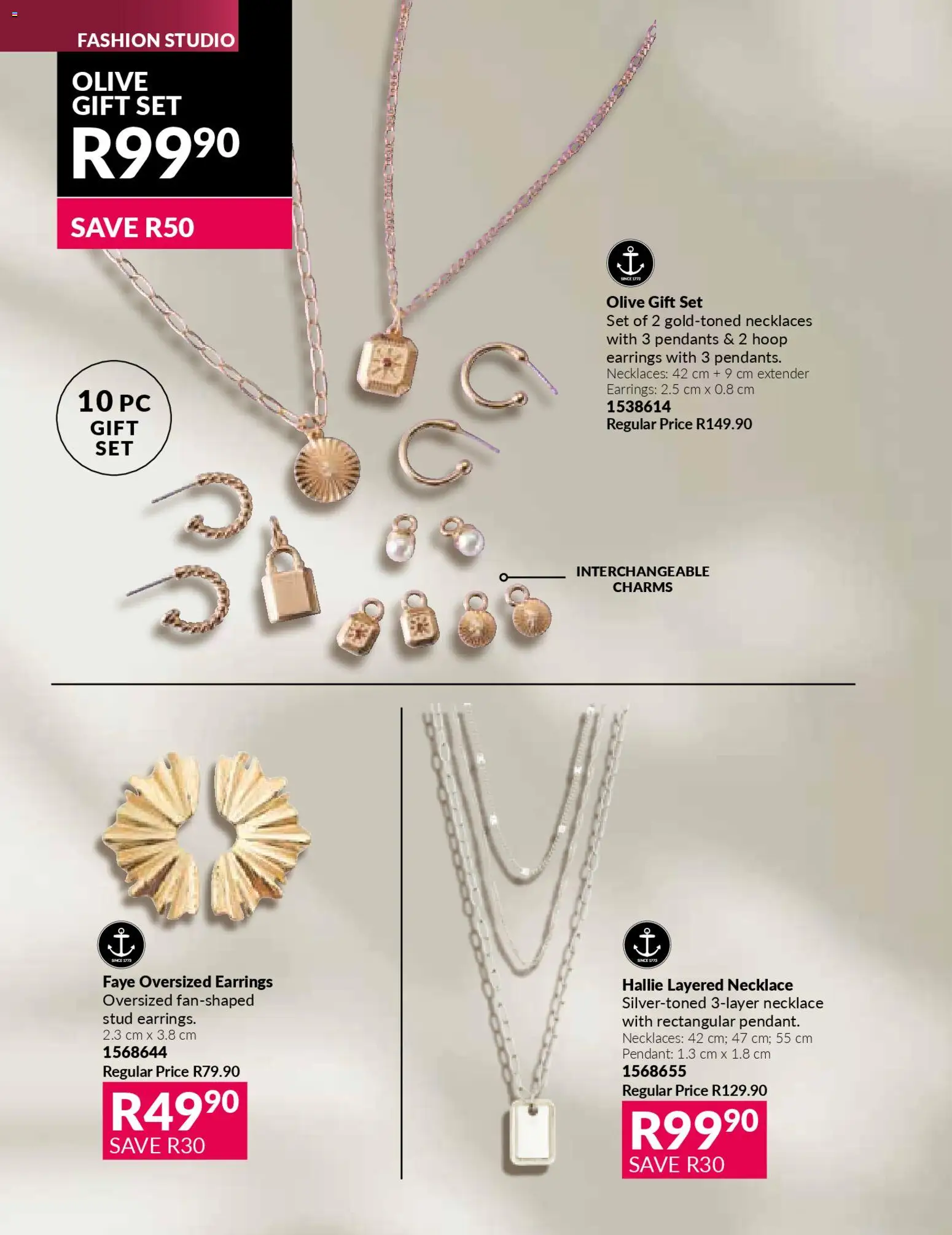 New Avon catalogue – valid from 01.01.2026 | Page: 150 | Products: PC, Earrings, Necklaces