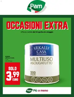 Anteprima del volantino PAM volantino Occasioni Extra valido a partire dal 23.04.2026