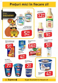 Ofertele Supeco valabile de la 16.10.2025 | Pagină: 6 | Produse: Mozzarella, Cremă, Smântână, Verdeață