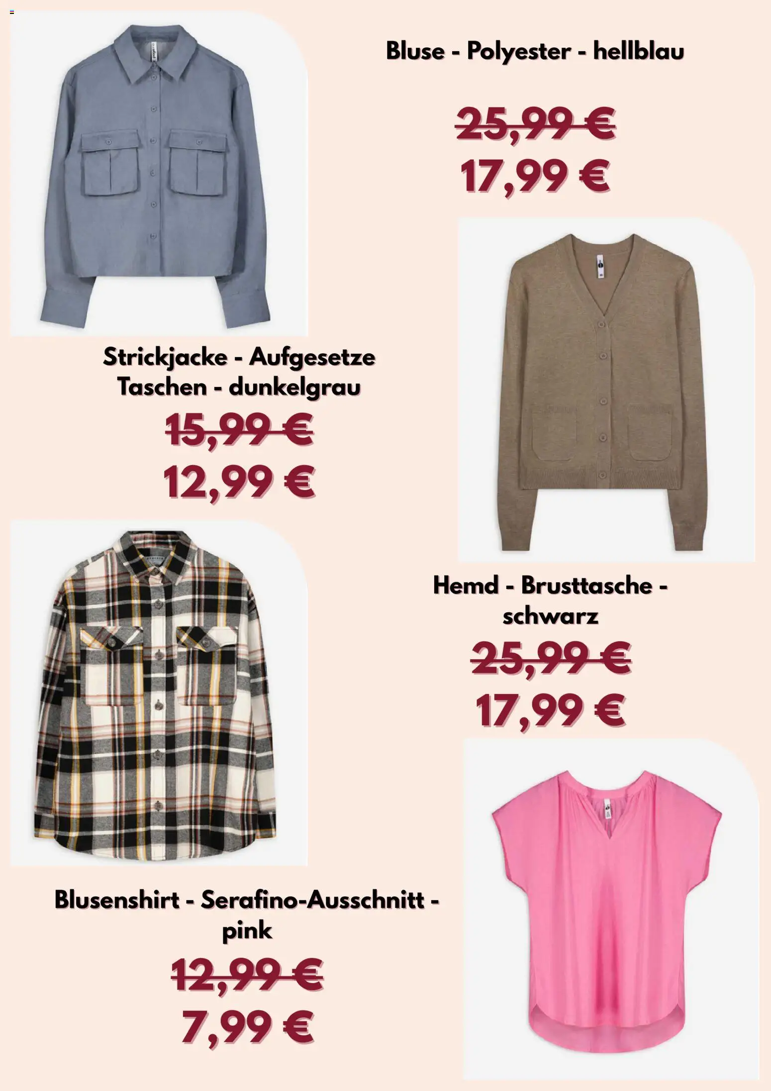 Takko Prospekt 	 – gültig ab 11.12.2025 | Seite: 5 | Produkte: Hemd, Bluse, Strickjacke