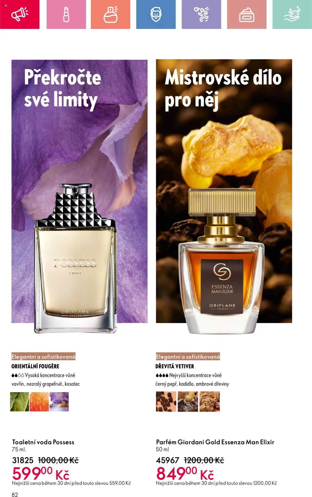 Oriflame katalog č.10/2025 od 06.07.2025 | Strana: 82 | Produkty: Voda, Parfém, Toaletní voda
