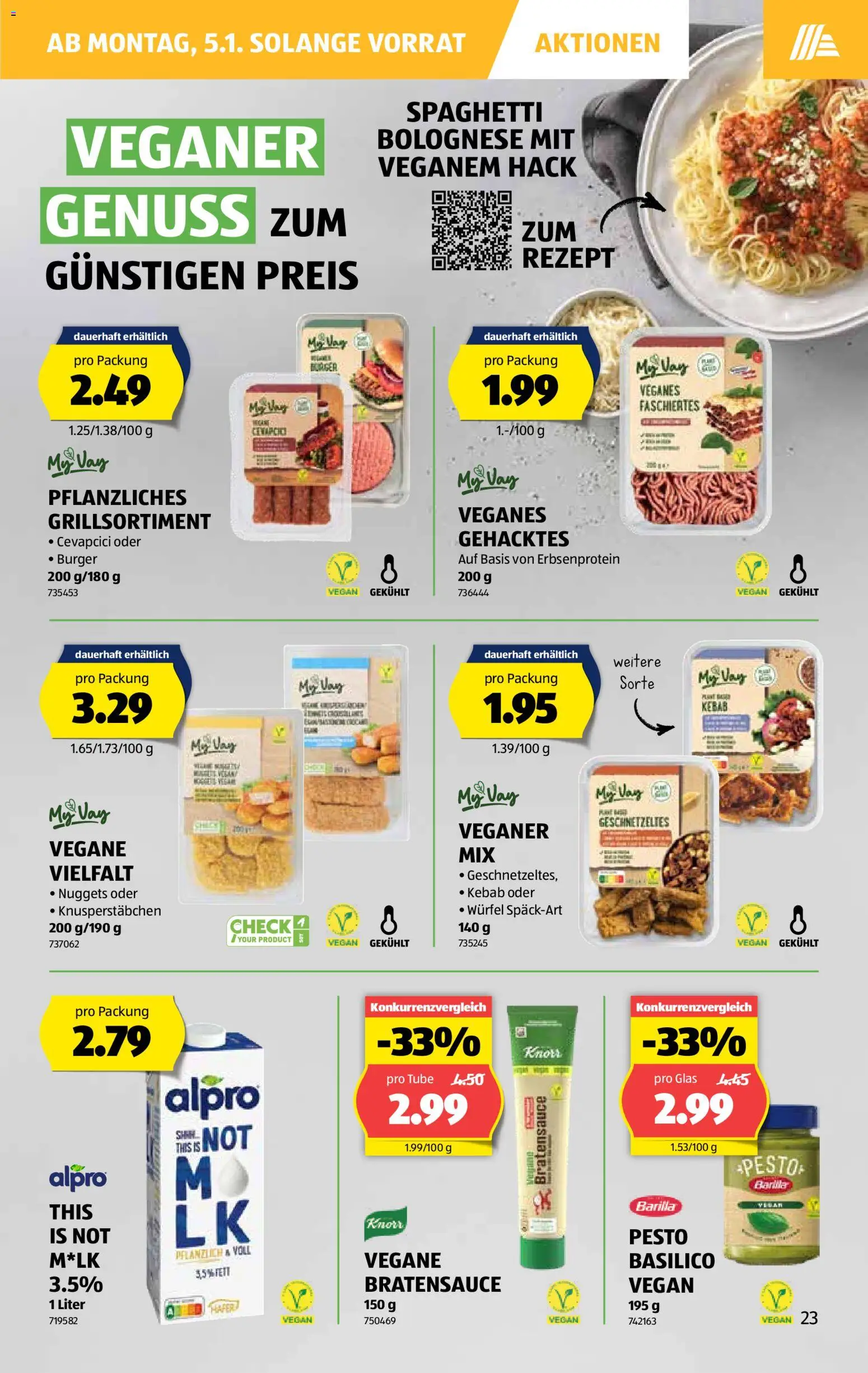 Aldi Aktionen – gültig ab 31.12.2025 | Seite: 24 | Produkte: Barilla, Cevapcici, Burger
