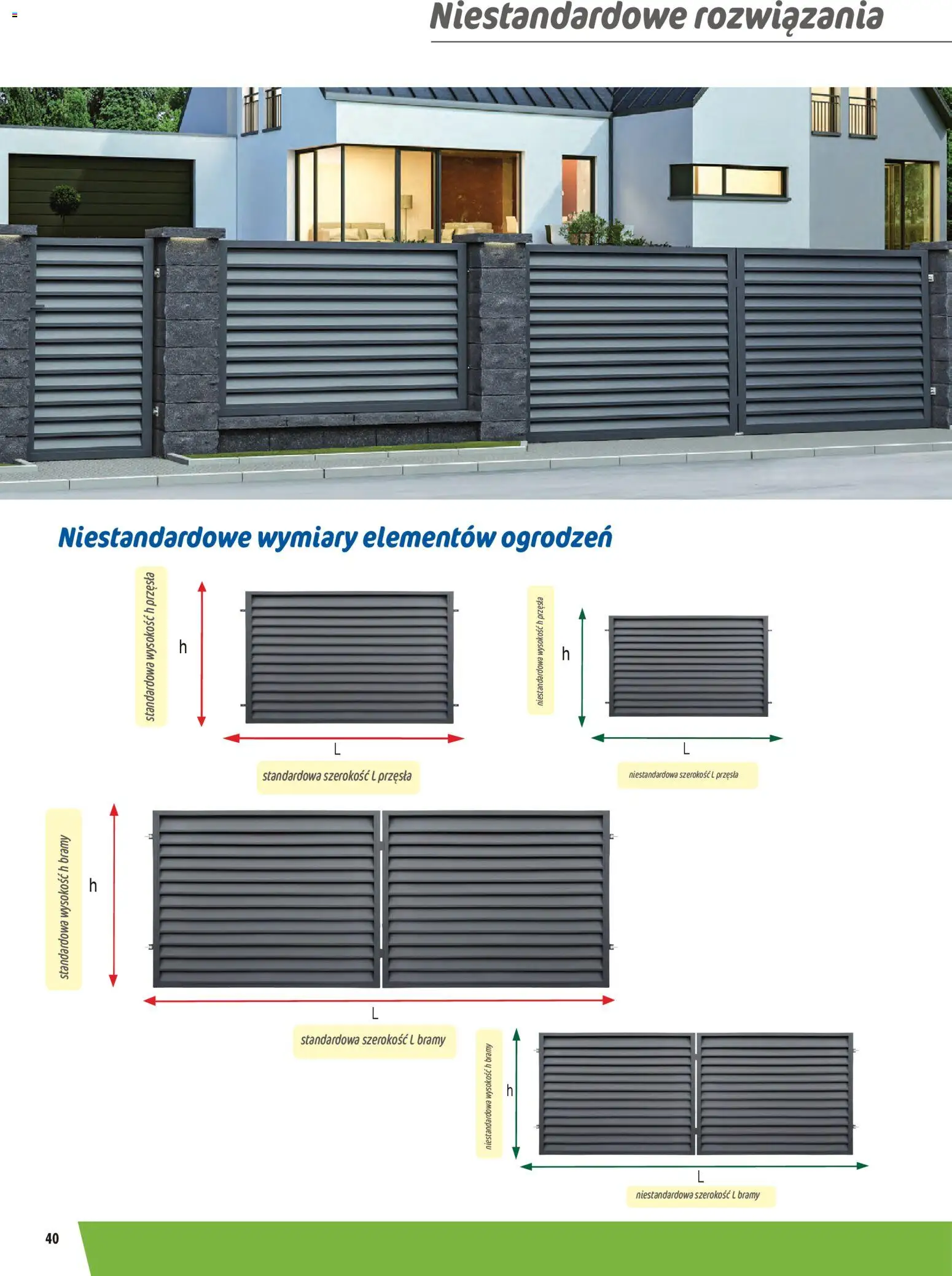 Leroy Merlin gazetka - Ogrodzenia Polbram od 09.03.2026 | Strona: 40