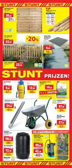 Hubo folder - Voorbeeld van een folder van Hubo, geldig van 25.02.2026 | Pagina: 5 | Producten: Paal, Planken, Hek