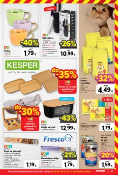 Plodine - Katalog - Pregled kataloga iz trgovine Plodine, vrijedi od 25.02.2026 | Stranica: 41 | Proizvodi: Kutija, Kruh, Meso, Nož