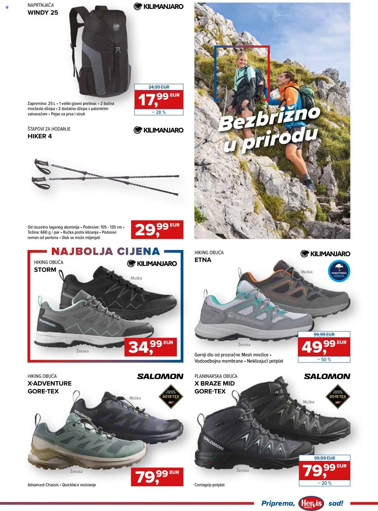 Hervis katalog | vrijedi od 27.08.2025 | Stranica: 9 | Proizvodi: Naprtnjača, Pojas, Disk