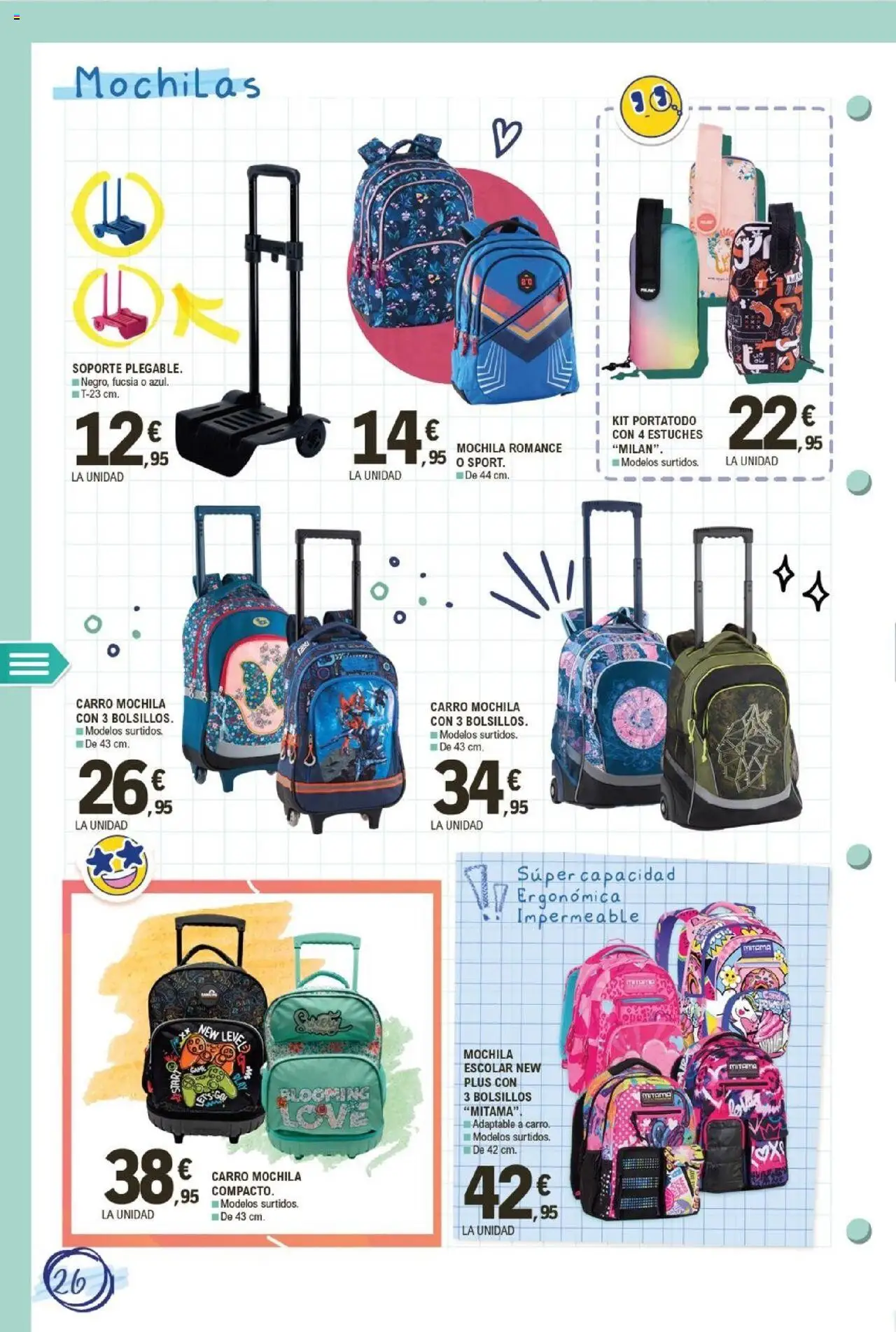 E.Leclerc folleto │ válido desde el 11.08.2025 | Página: 26 | Productos: Mochila