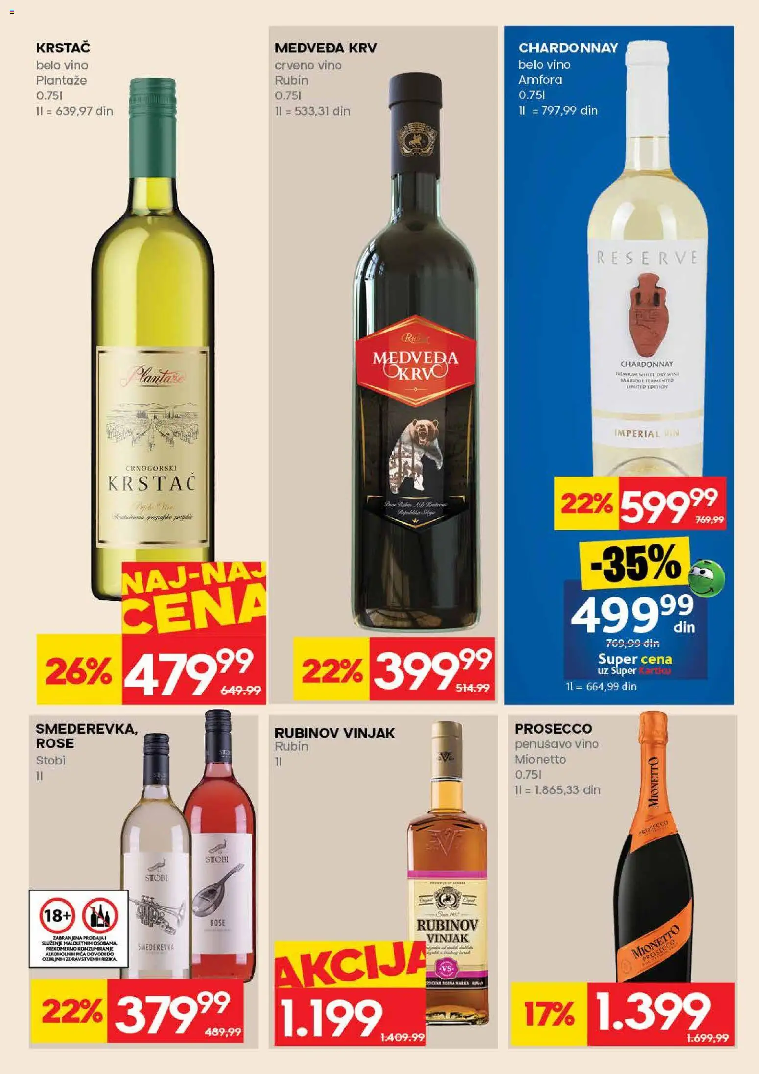 Idea katalog - važi od 23.04.2026 | Strana: 27 | Proizvode: Chardonnay, Crveno vino, Belo vino, Vino