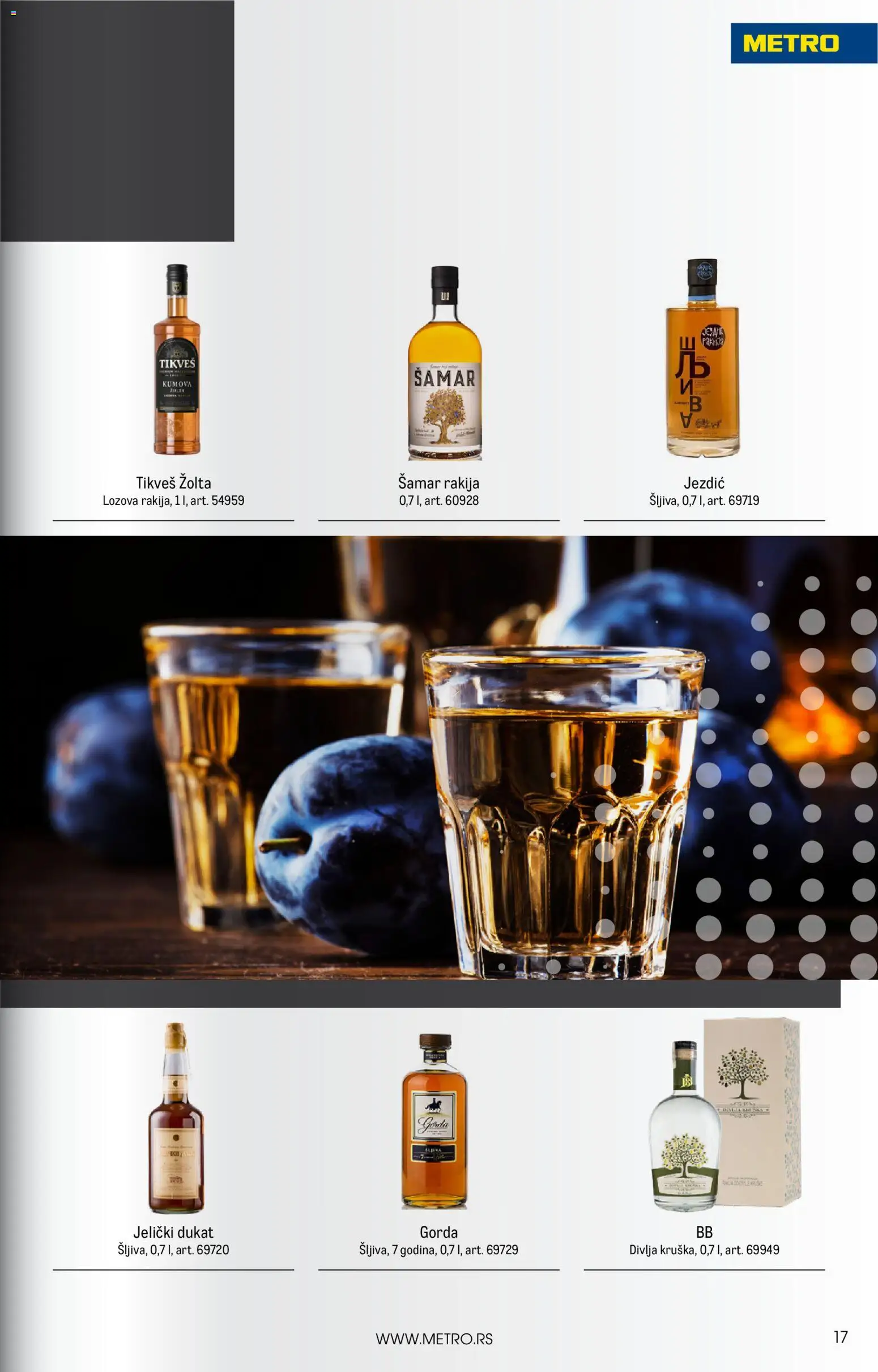 Metro katalog - važi od 01.04.2026 | Strana: 17 | Proizvode: Rakija