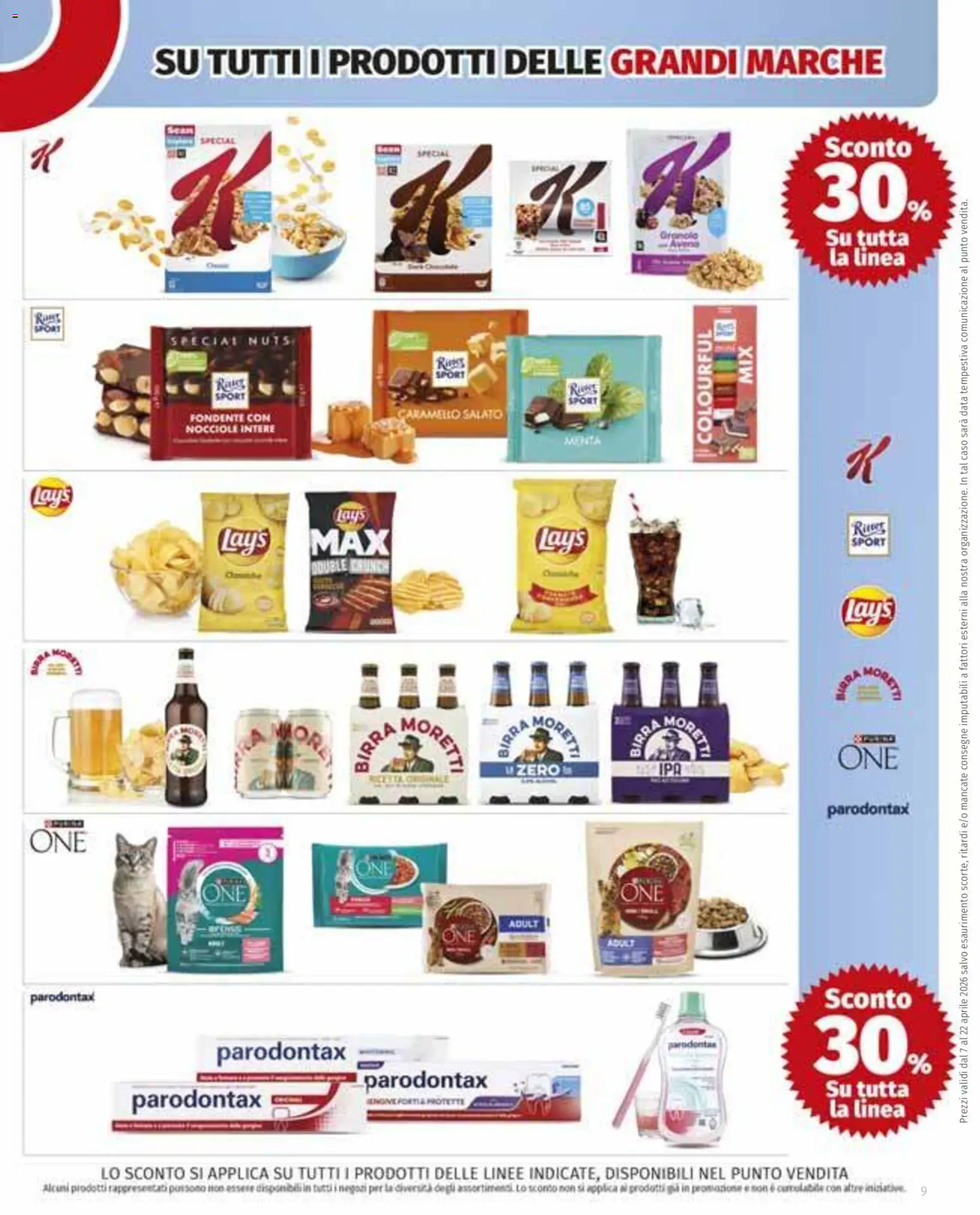 Volantino Ipercoop del 07.04.2026 | Pagina: 9 | Prodotti: Birra, Nocciole, Data, Menta