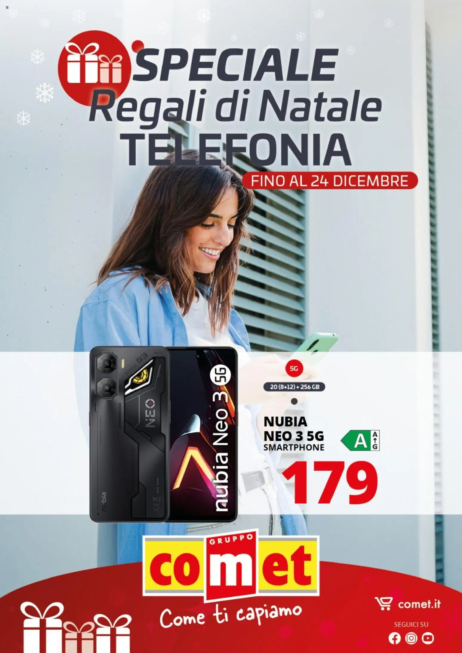 Volantino Comet del 12.12.2025 | Pagina: 1 | Prodotti: Smartphone