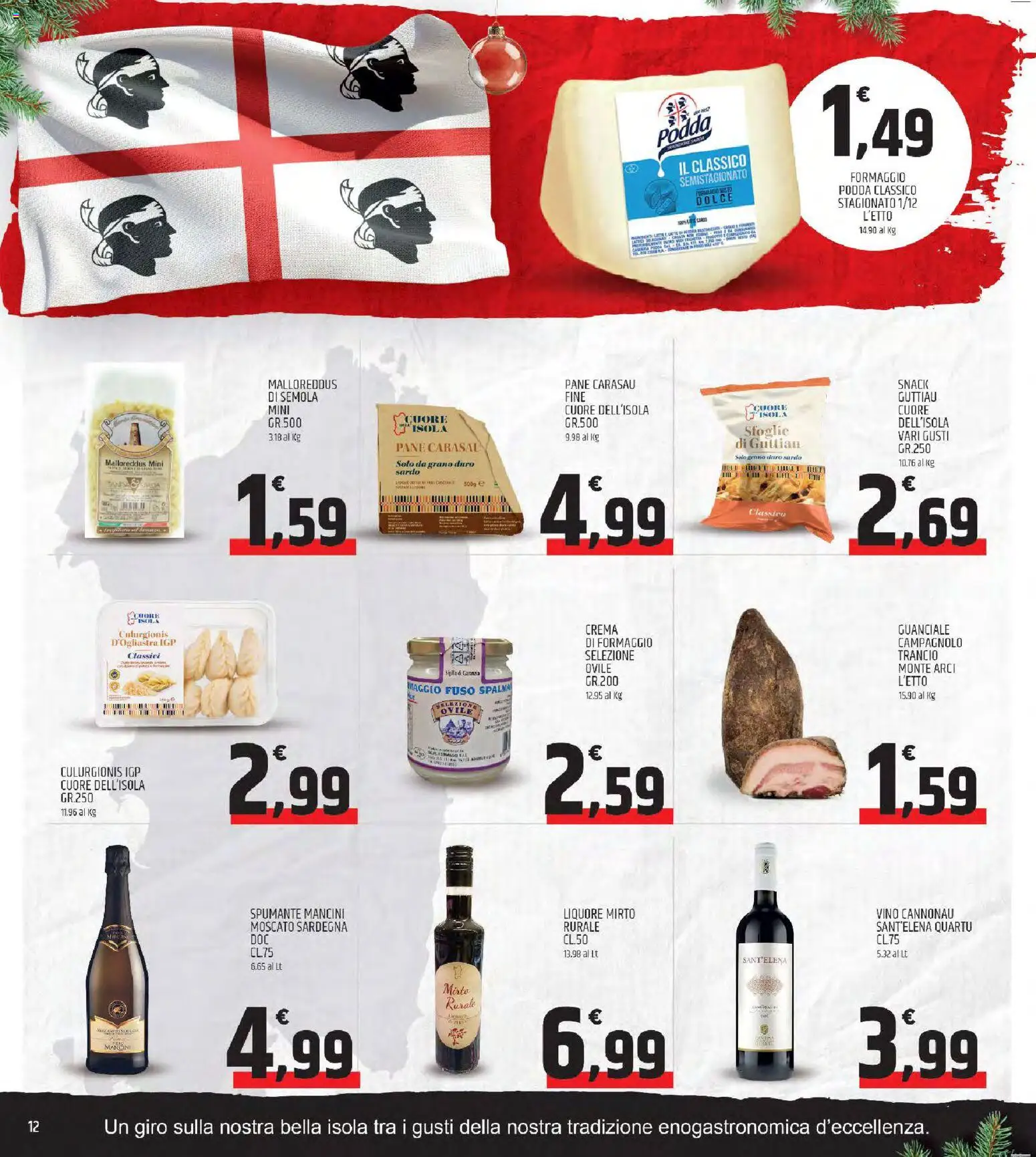 Volantino ARD Discount del 26.11.2025 | Pagina: 12 | Prodotti: Crema, Spumante, Liquore, Guanciale