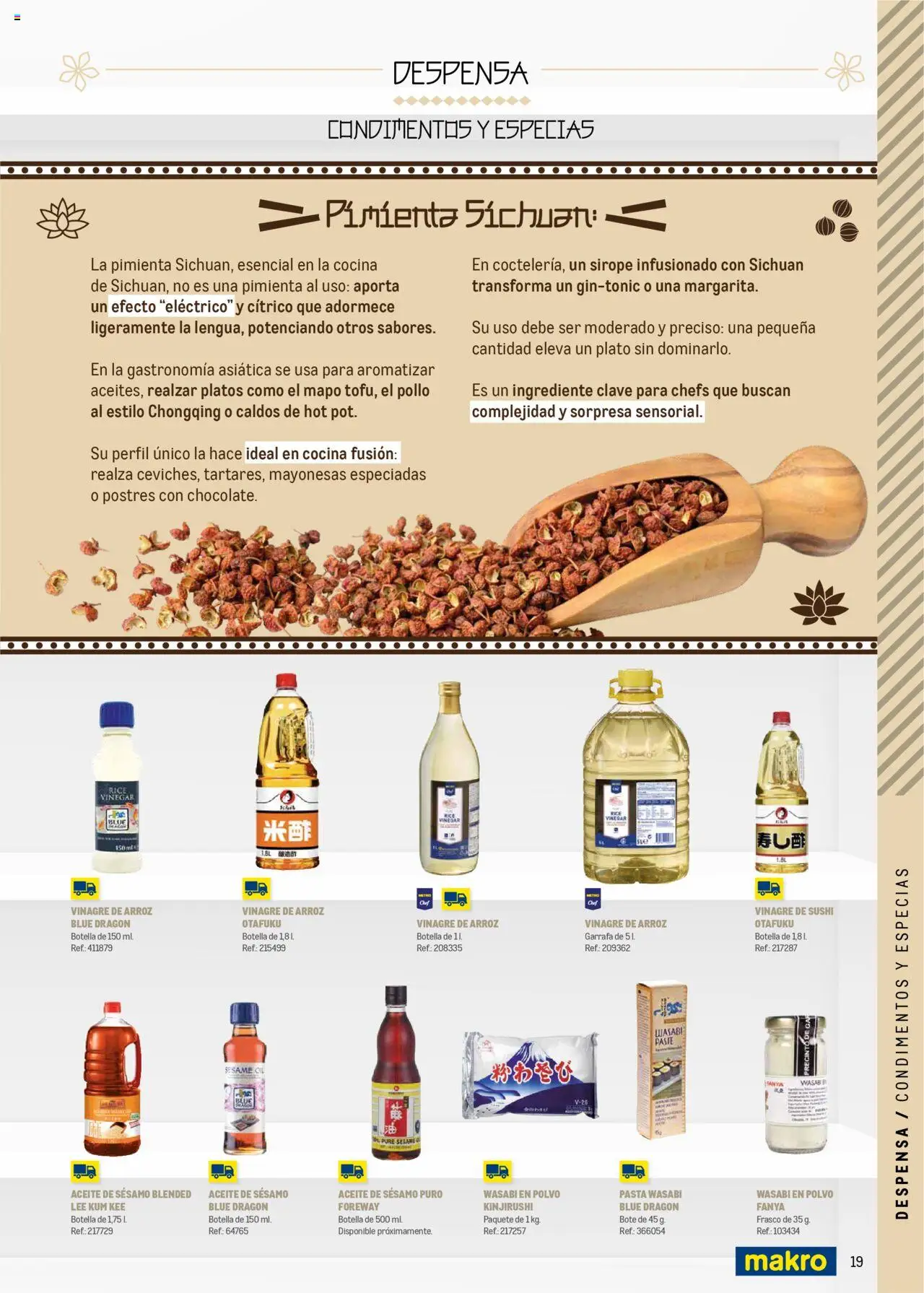 Makro - Cocina fusión asiática Norte II │ válido desde el 04.06.2025 | Página: 19 | Productos: Polvo, Aceite, Pasta, Δεξαμενή