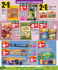Pogląd oferty "Topaz gazetka - MAZ" - ważna od 26.03.2026 | Strona: 27 | Produkty: Chipsy, Bruschetta, Ziemniaczki, Krakersy