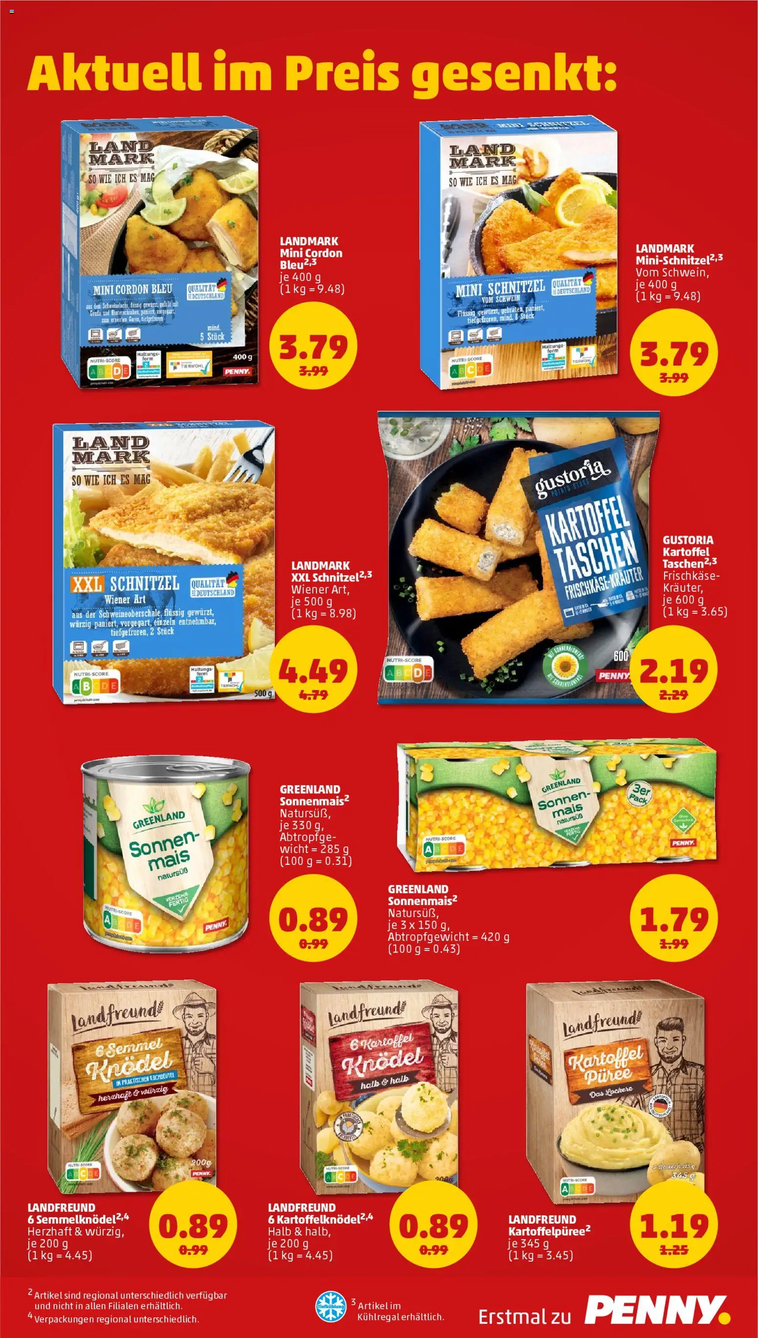 Penny Prospekt 	 – gültig ab 19.01.2026 | Seite: 3 | Produkte: Gouda, Schnitzel, Frischkase