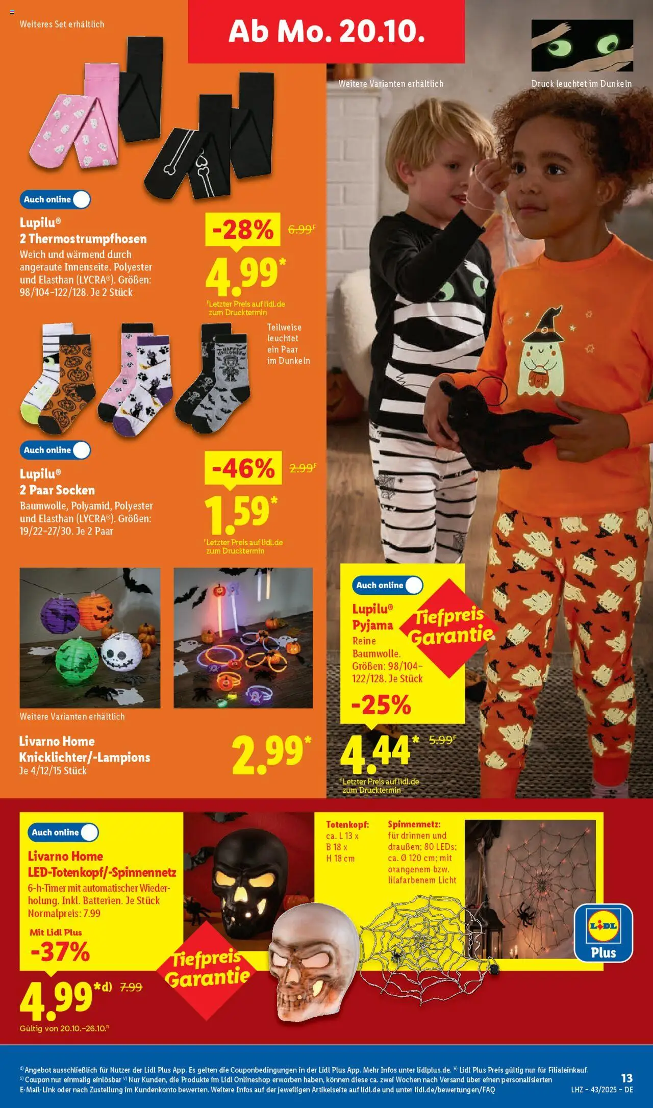 Lidl Prospekt Stuttgart-Mitte – gültig ab 20.10.2025 | Seite: 25 | Produkte: Socken, Pyjama