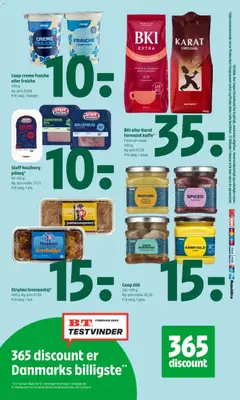 Coop creme fraiche eller fraiche, 500 g. Frit valg. 1 bæger. gyldig fra 26.03.2026 | Side: 3 | Produkter: Kaffe, Salami, Rullepølse, Sild