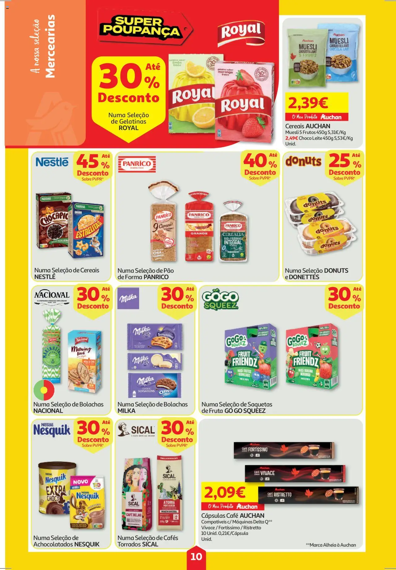 Minipreço folheto │ válido de 21.08.2025 | Página: 10 | Produtos: Delta q, Quinoa, Leite, Maça