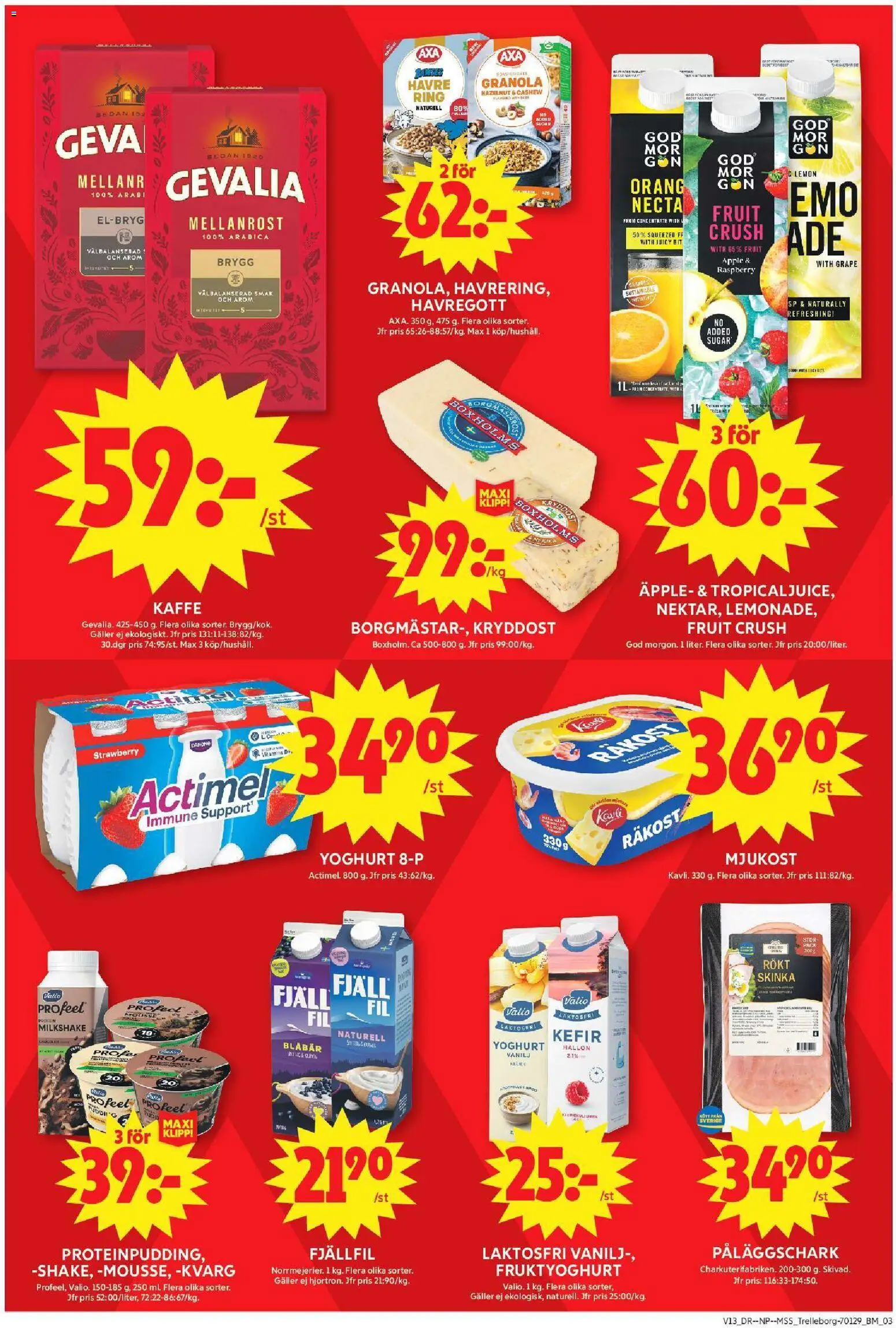 ICA Maxi reklamblad aktuell från 23.03.2026 | Sida: 4 | Produkter: Ring, Yoghurt, Äpple, Mjukost