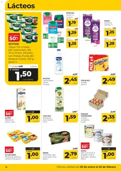 Vista previa Alimerka folleto Castilla y León válido desde el 29.01.2026 | Página: 10 | Productos: Leche, Yogur, Huevos, Chocolate