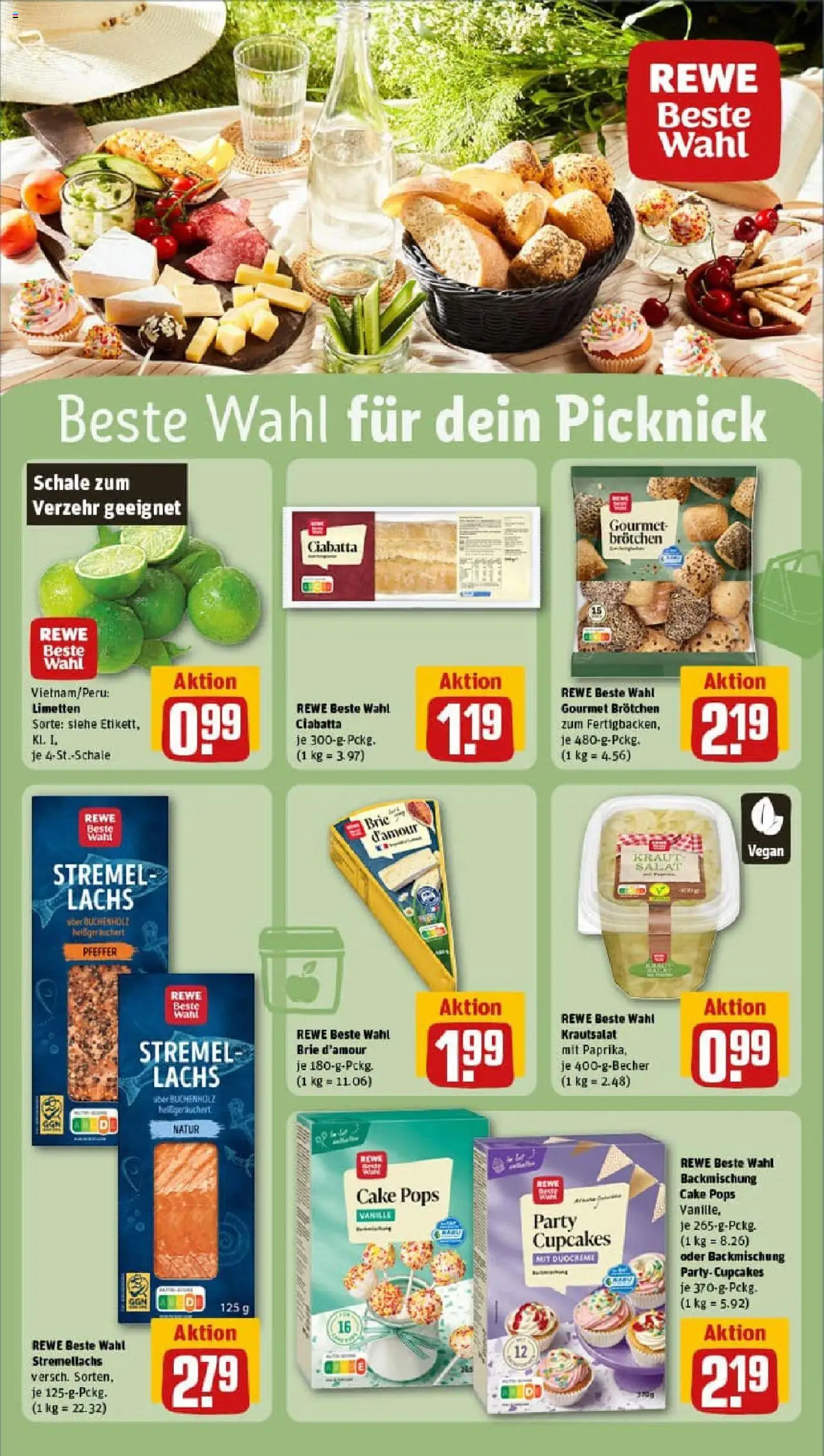 Rewe prospekt Dresden / Löbtau-Süd	 - gültig ab dem 29.06.2025 | Seite: 17 | Produkte: Limetten, Pfeffer, Kraut, Salat