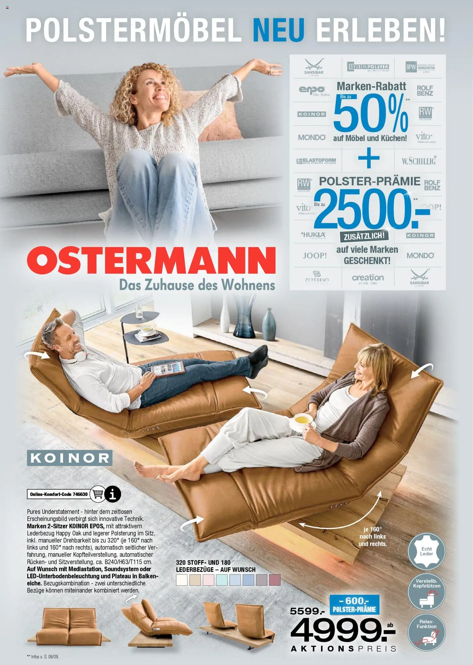 Ostermann Polster Spezial – gültig ab 19.03.2026 | Seite: 1 | Produkte: Soundsystem, Kuchen