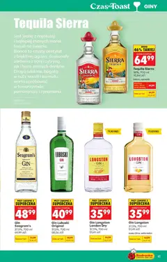 Pogląd oferty "Gin Seagram's, Gin Seagram's 37,5%, 700 ml" - ważna od 20.04.2026 | Strona: 41