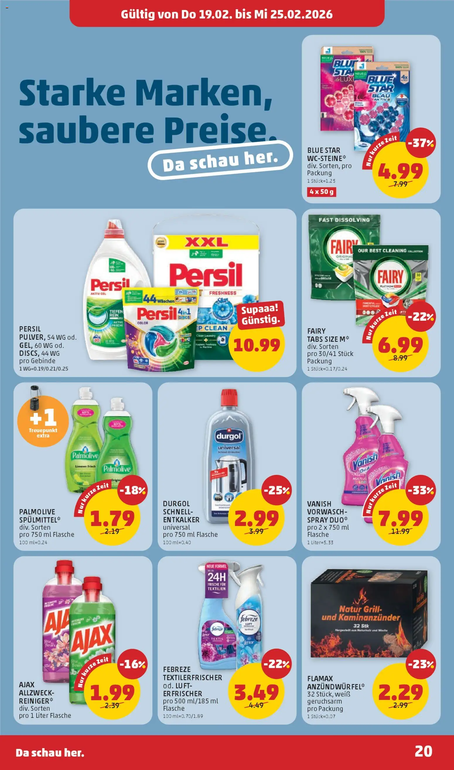 Penny Markt Flugblatt gültig ab 19.02.2026 | Seite: 20 | Produkte: Grill