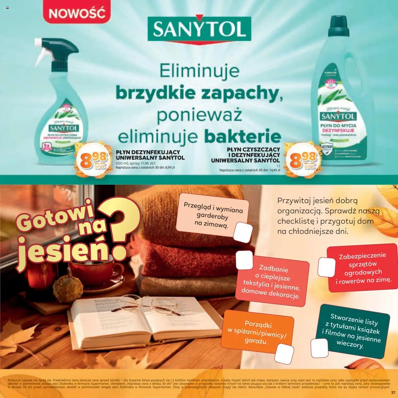 Stokrotka Gazetka - Jesiennie Inspiracje od 16.10.2025 | Strona: 37 | Produkty: Stokrotka, Tekstylia