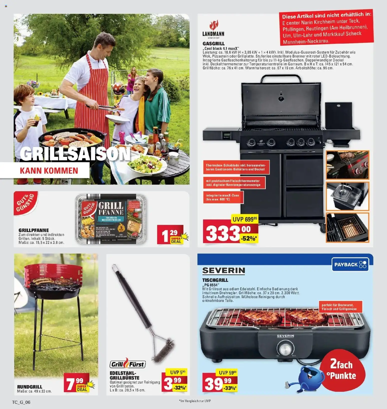 E center Prospekt Eislingen	 – gültig ab 05.04.2026 | Seite: 34 | Produkte: Grill, Fleisch