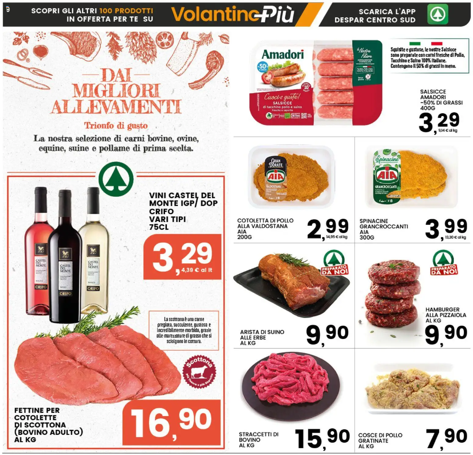 Volantino Interspar del 16.03.2026 | Pagina: 9 | Prodotti: Bovino, Tè, Suino, Tacchino