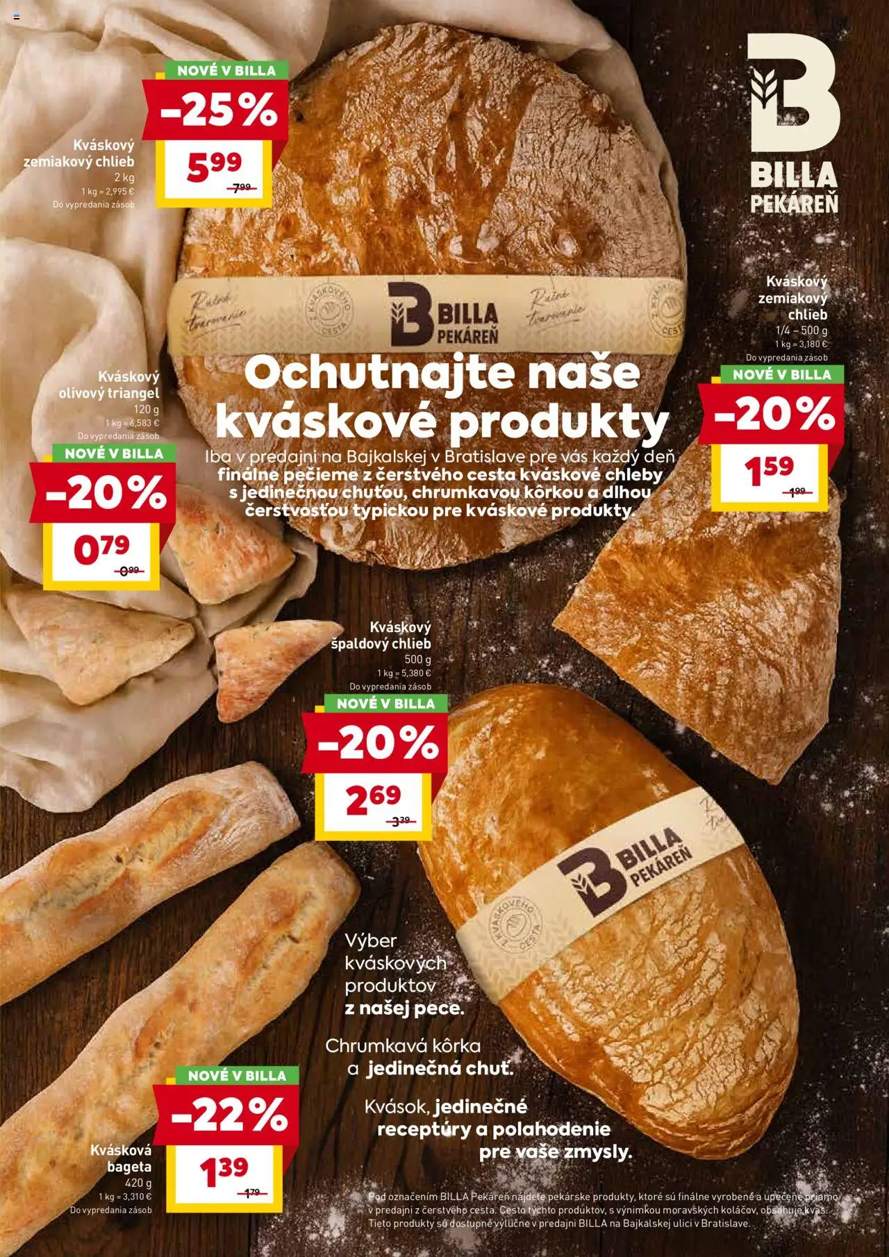 Billa Bajkalská │ platný od 27.08.2025 | Strana: 3 | Produkty: Pekáreň, Chlieb