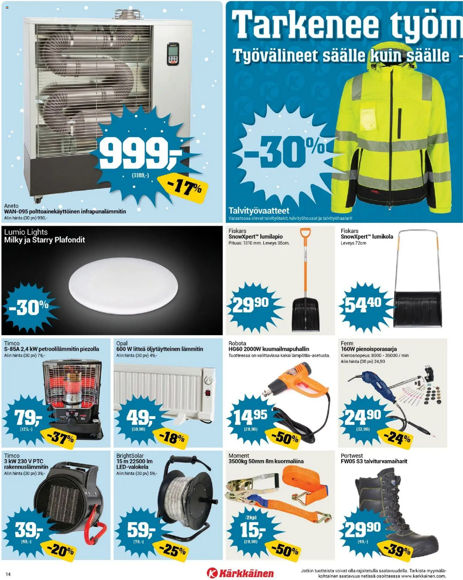 Kärkkäinen tarjoukset – voimassa 21.01.2026 alkaen | Sivu: 14 | Tuotteet: Kuormaliina