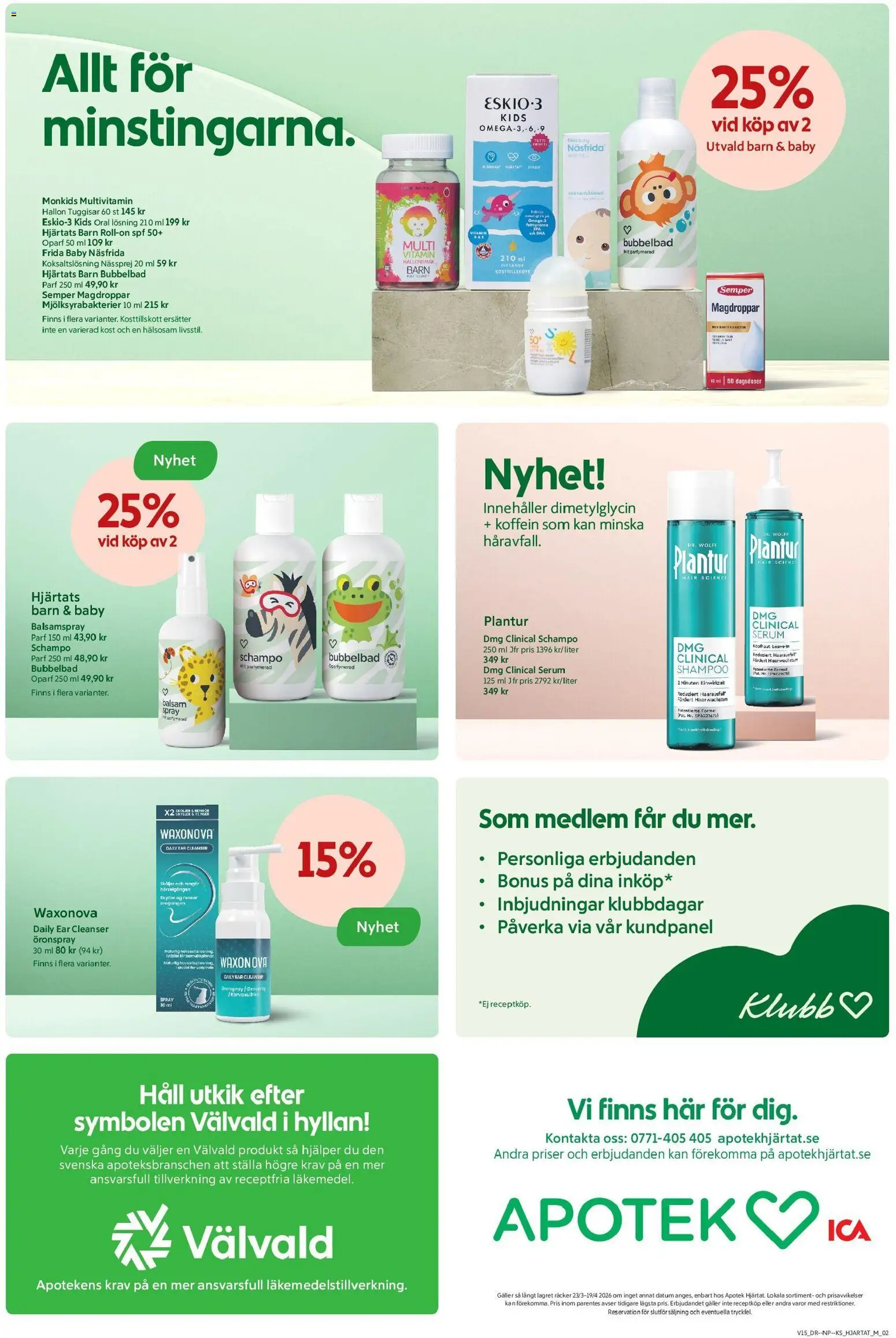 ICA Kvantum reklamblad aktuell från 06.04.2026 | Sida: 5 | Produkter: Schampo, Galler, Tutti frutti, Balsamspray