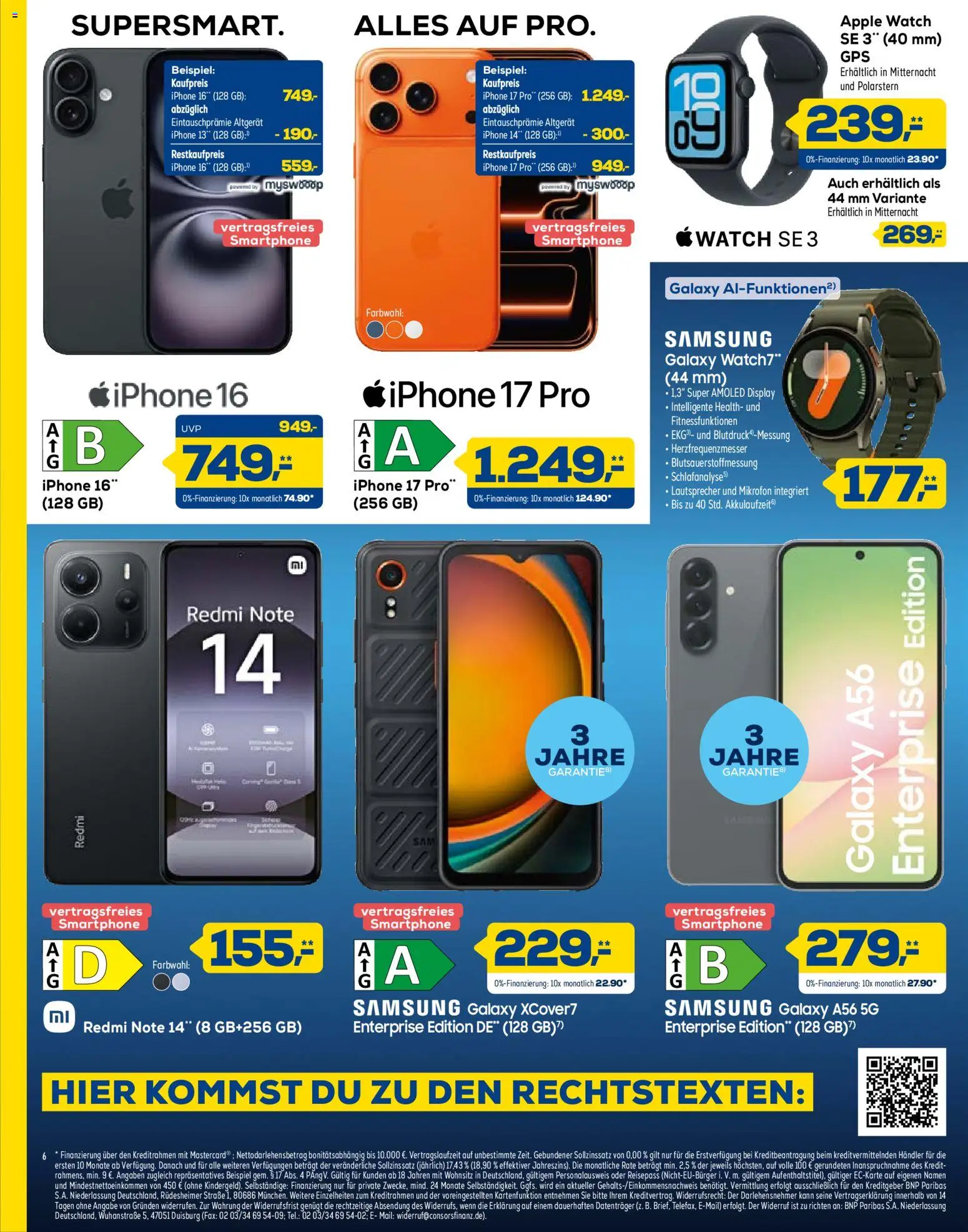 Euronics Prospekt 	 – gültig ab 31.12.2025 | Seite: 6 | Produkte: Apple watch, Mikrofon, Iphone, Apple