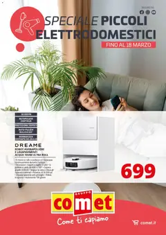Anteprima del volantino Comet volantino Piccoli Elettrodomestici Cura persona, Pulizia e Stiro valido a partire dal 06.03.2026