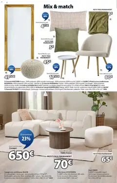 Jysk - Prévisualisation de Jysk catalogue valide à partir de 01.01.2026 | Page: 2 | Produits: Coton, Fauteuil, Table, Miroir